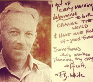 E.B. White Quote